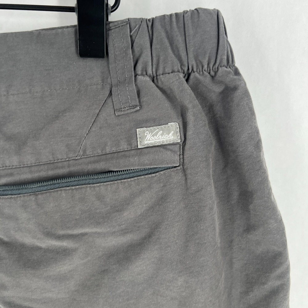 Woolrich Cargo Shorts Mens 36 Gray Mid Rise Hiking Outdoor All Day Comfort - Picture 8 of 15